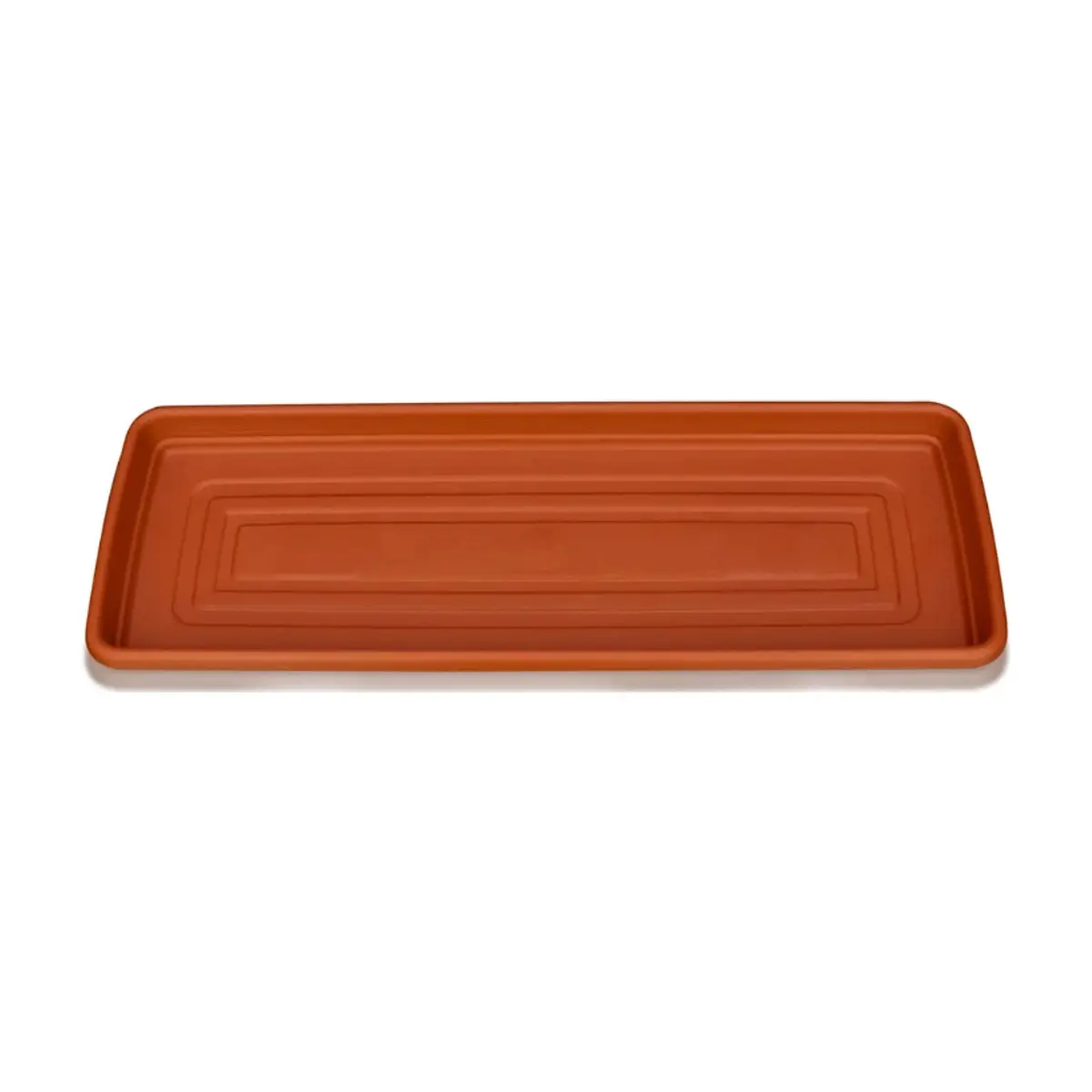 Maceta rectangular de plástico + Plato rectangular de plástico - Thumbnail 3
