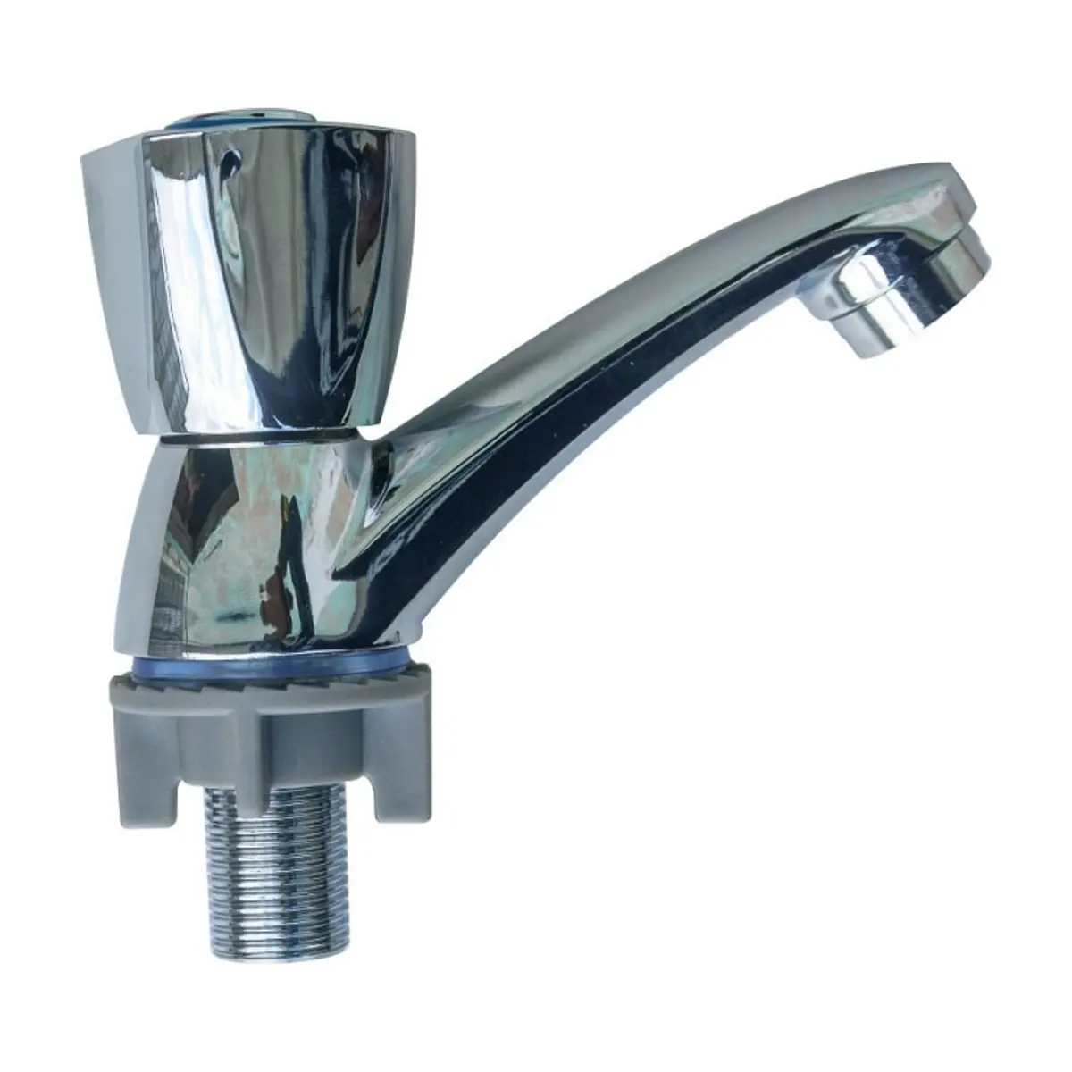 Llave de lavamanos sencilla de acero inoxidable