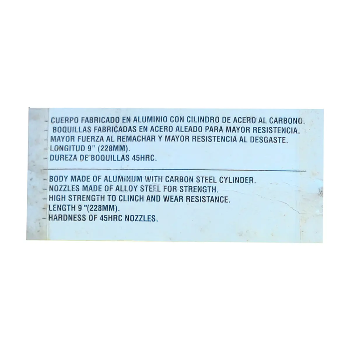 Remachadora - chirriadora - manual Security - Thumbnail 9