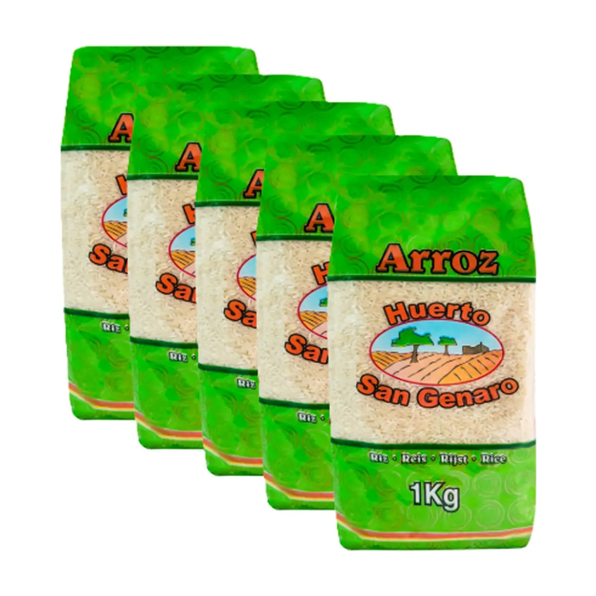 Arroz Huerto San Genaro (5 x 1 kg / 2.2 lb)