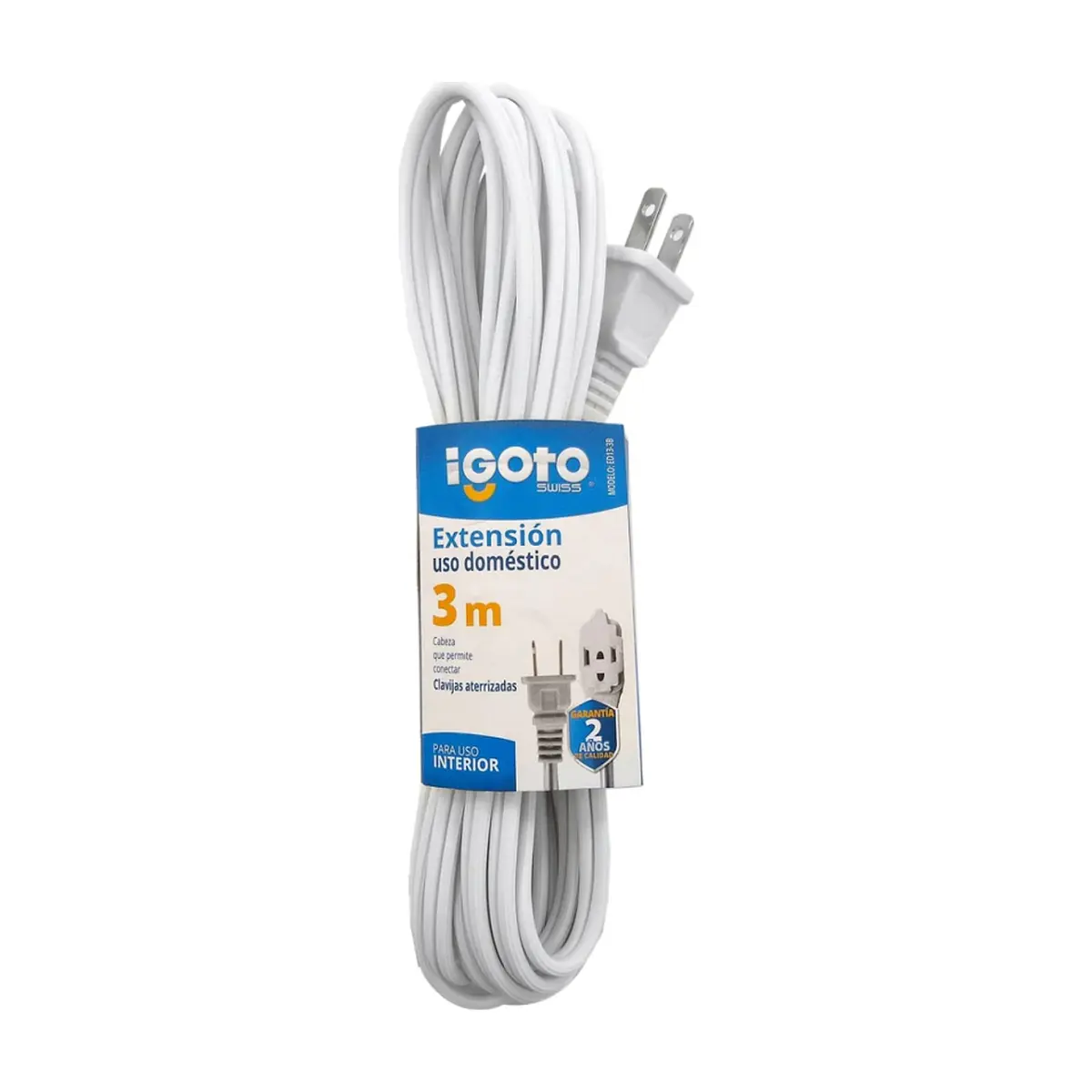 Extensión eléctrica de 3m Igoto ED13-3B