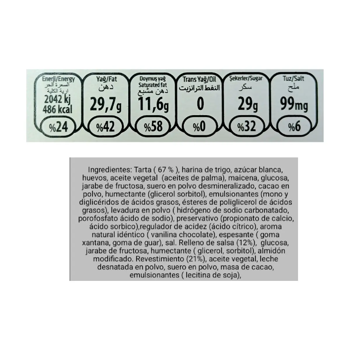 Pastel de chocolate en forma de osito Spooky Ani (6 x 40 g / 1.41 oz) - Miniatura 3