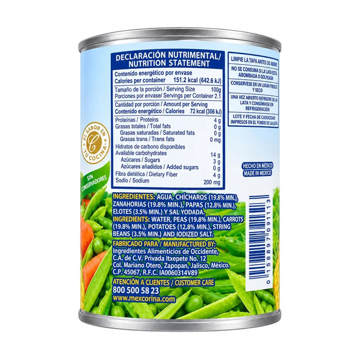 Ensalada de verduras Corina (430 g / 15.17 oz) - Thumbnail 2