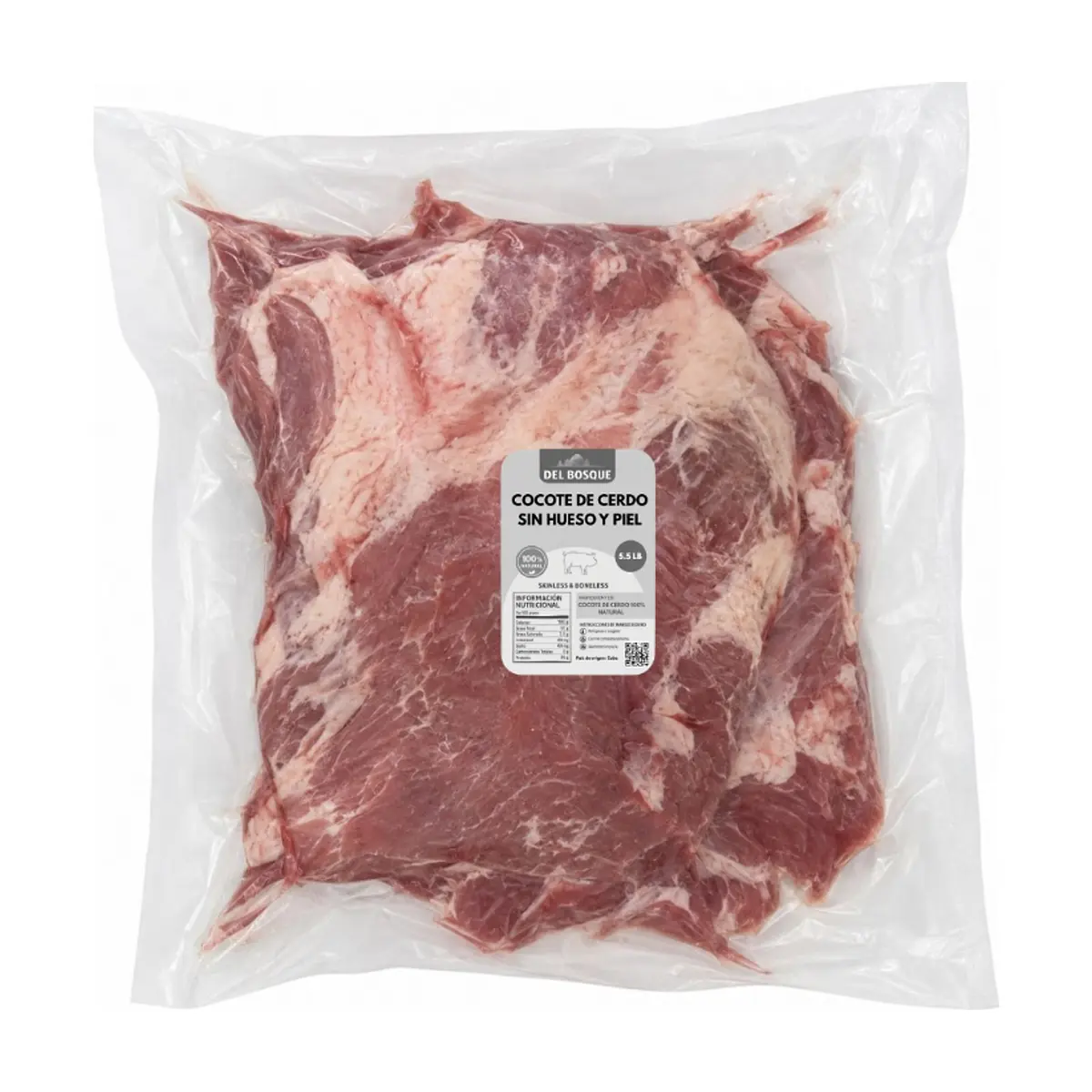 Cocote de cerdo sin hueso y piel Del Bosque (2.49 kg / 5.5 lb) - Thumbnail 3