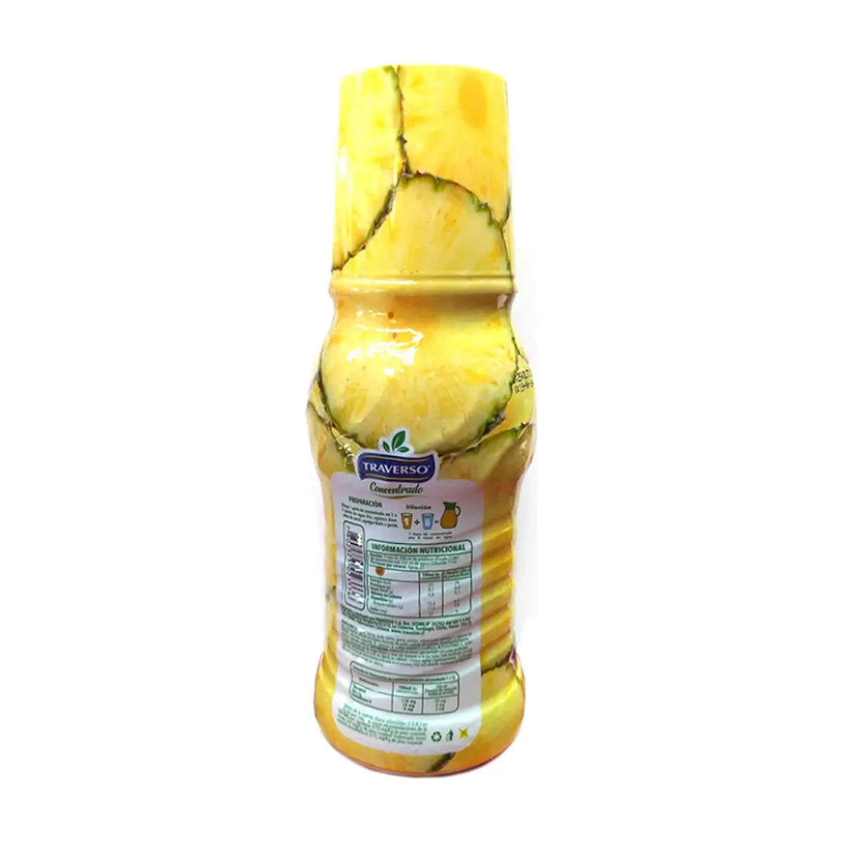 Jugo concentrado sabor piña Traverso (900 ml) - Thumbnail 2