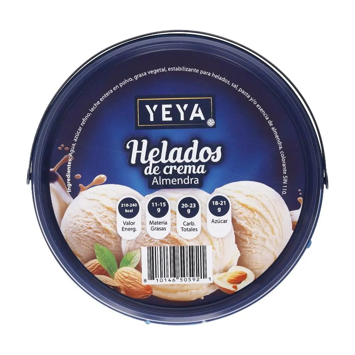 Helado de crema sabor a almendra (1 L) - Thumbnail 3
