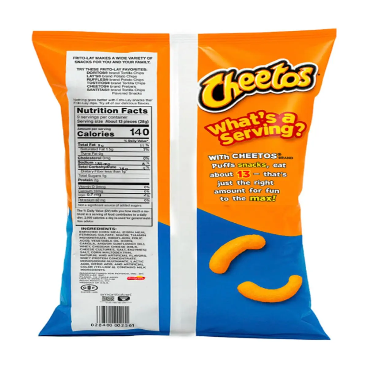 Aperitivos sabor a queso Cheetos (24.8 g / 0.8 oz) - Miniatura 2