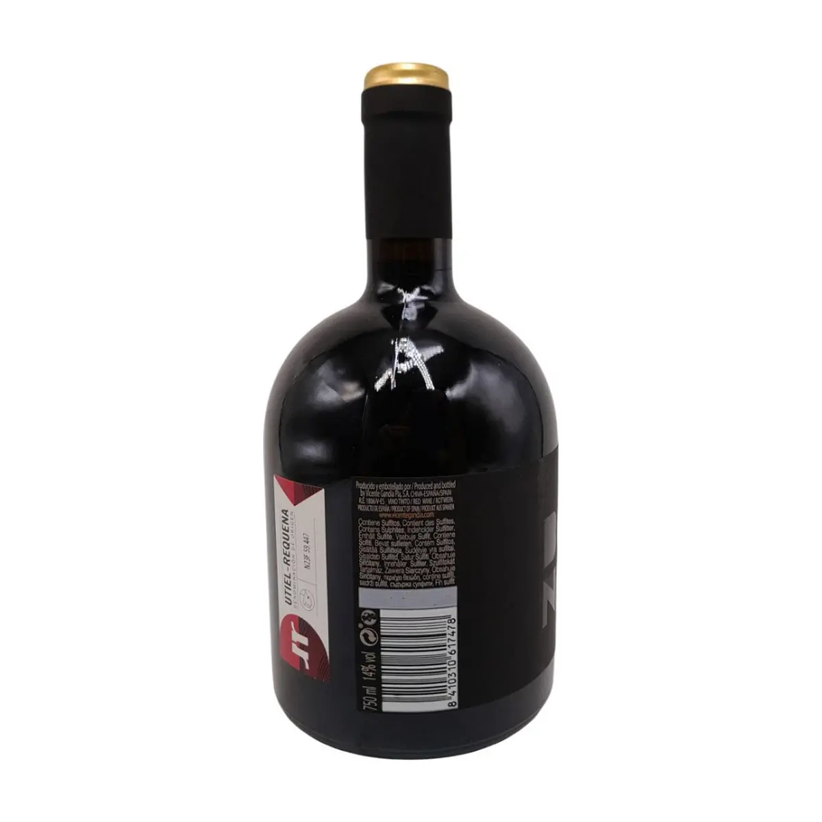 Vino tinto -Bobal Negro-Vicente Gandia (750 ml) - Thumbnail 2
