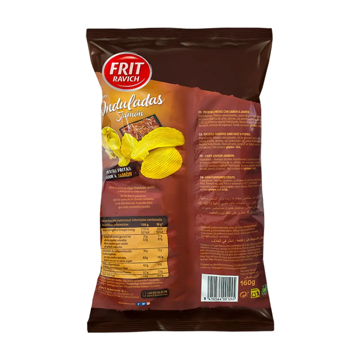 Papas fritas onduladas sabor jamón Frit Ravich (160 g / 5.6 oz) - Miniatura 2