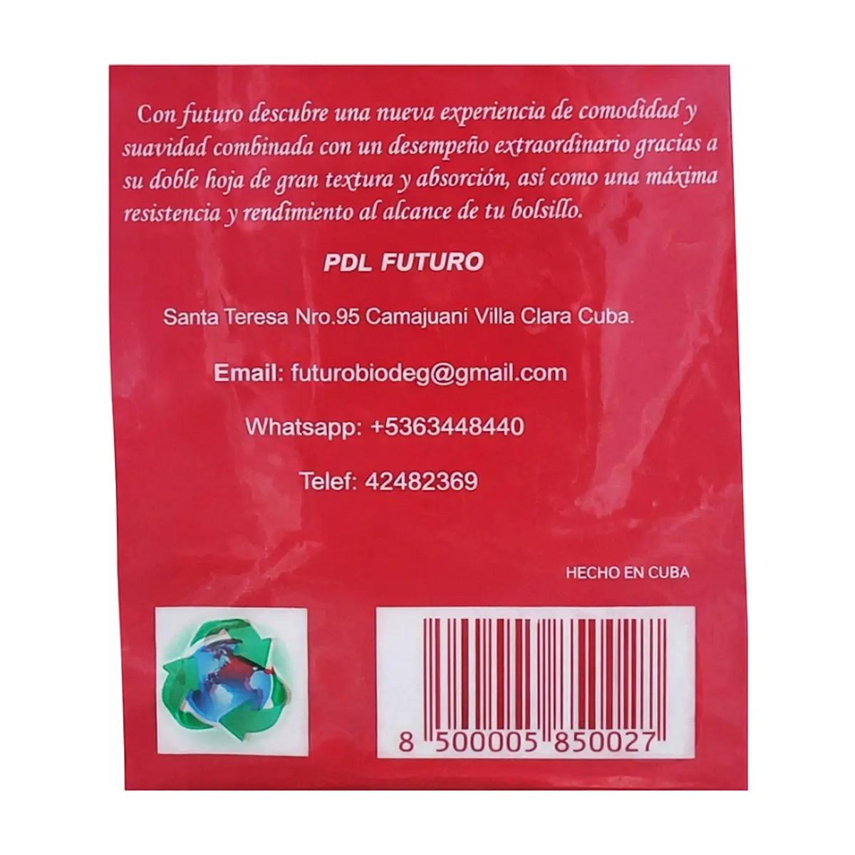Papel higiénico hojas dobles Futuro (4 U) - Thumbnail 3