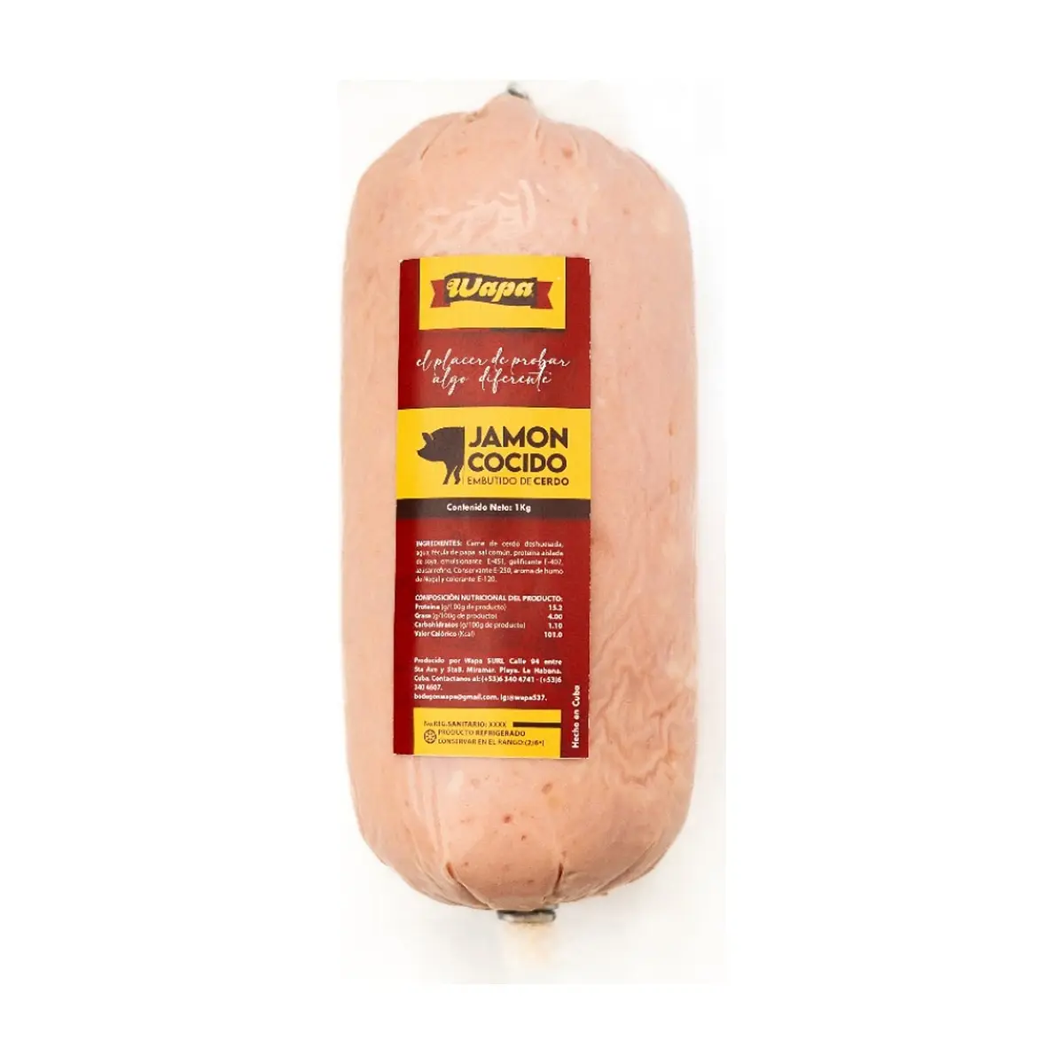 Jamón cocido Wapa (1 kg / 2.2 lb) - Thumbnail 4