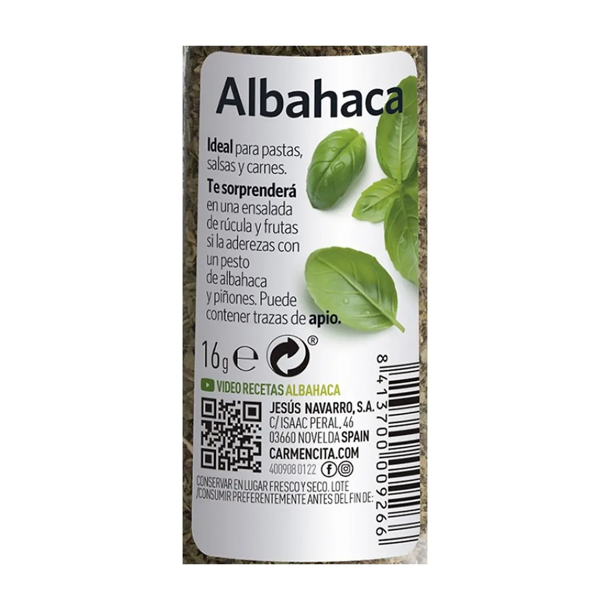 Albahaca Carmencita (16 g) - Thumbnail 3