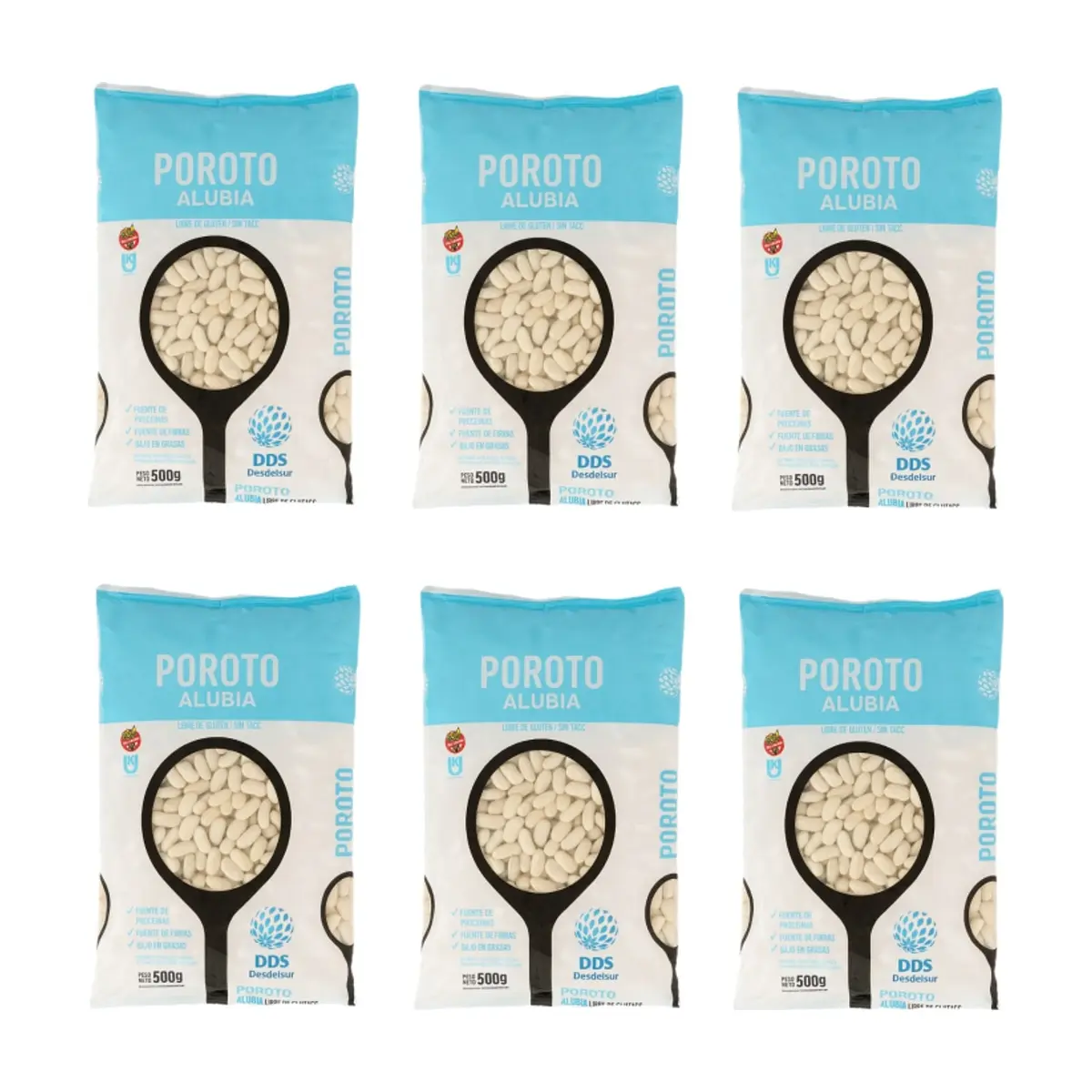 Alubia blanca DDS Desdelsur (6 x 500 g / 1.10 lb)