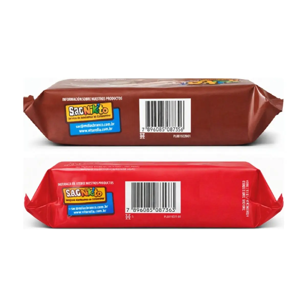 Galletas dulces con crema sabor chocolate Nikito (51.6 g / 1.82 oz) y Galletas dulces con crema sabor fresa Nikito (51.6 g / 1.82 oz) - Thumbnail 2