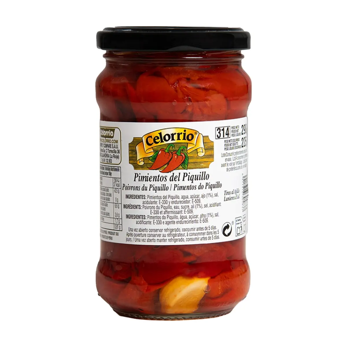 Pimientos del piquillo Celorrio (290 g / 10.22 oz)