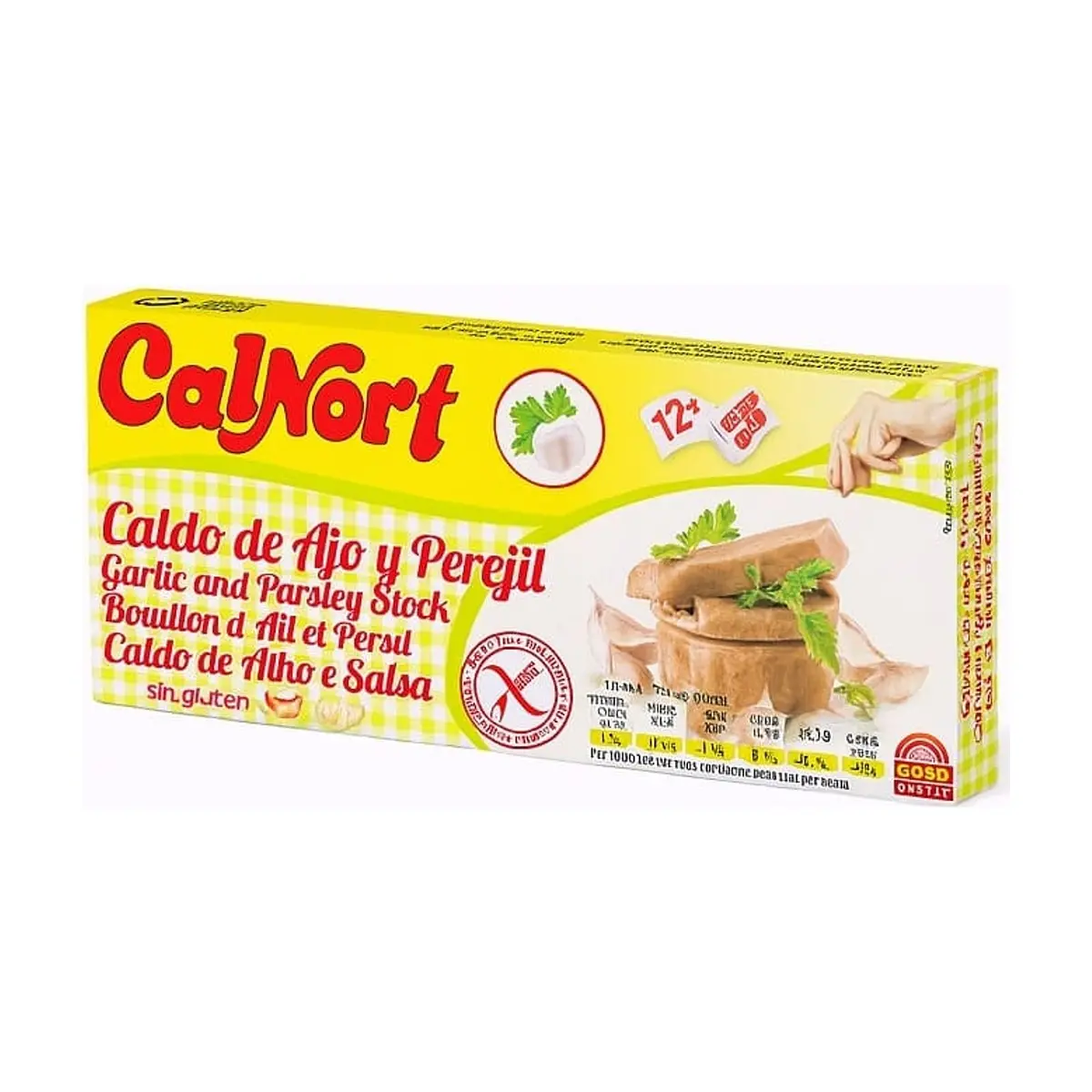 Caldo de Ajo y Perejil (12u X 10 g ) CALNORT