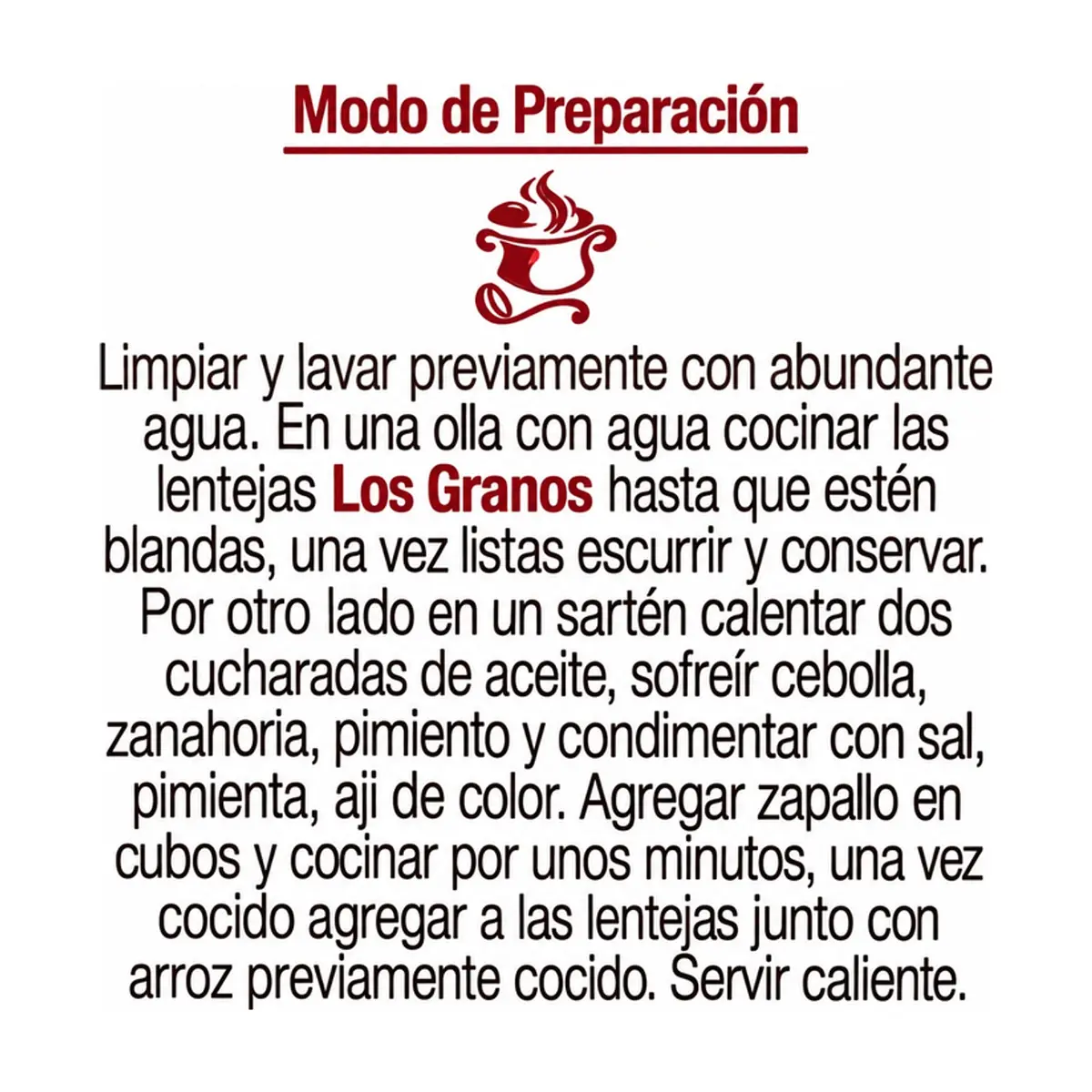 Lentejas 6 mm sin remojo Los Granos (500 g / 1.10 lb) - Miniatura 4