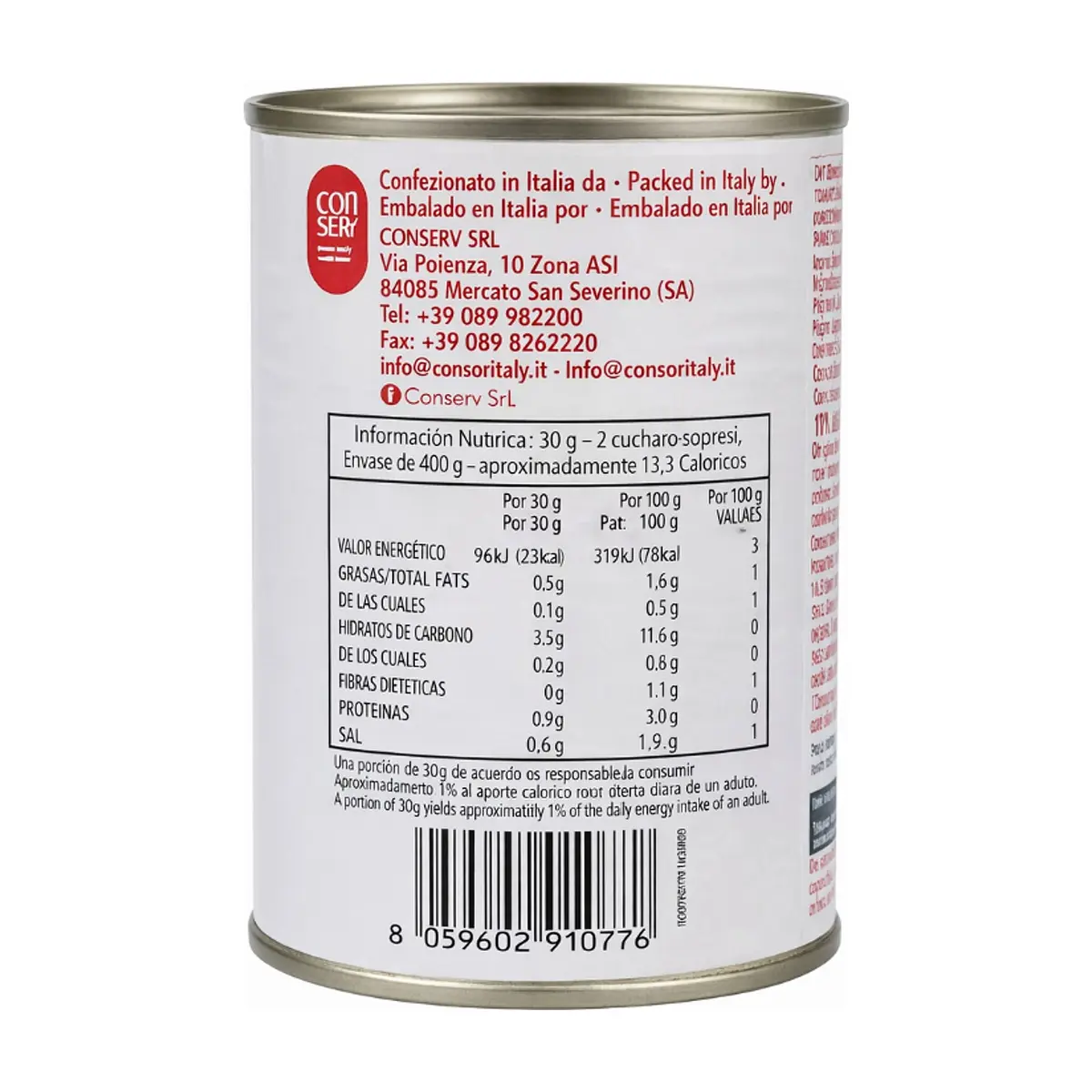 Puré de tomate Sara (400 g / 14.1 oz) - Miniatura 8