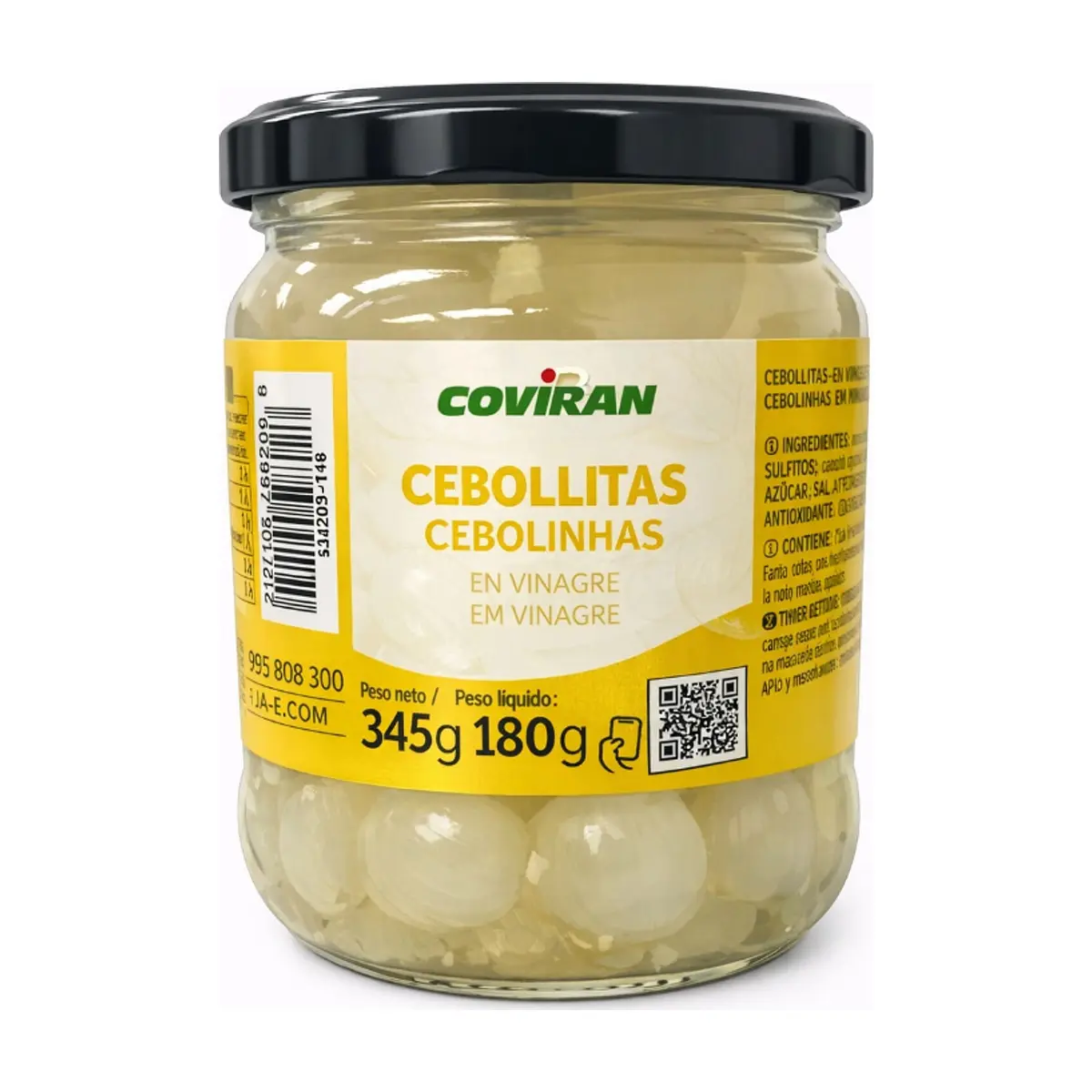 Cebollitas en vinagre Coviran (345 g / 12.17 oz) - Imagen 1