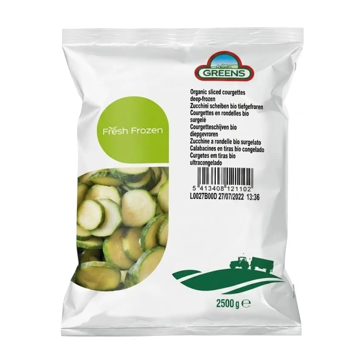 Calabacín en Rodajas (2.5kg) D´ARTA