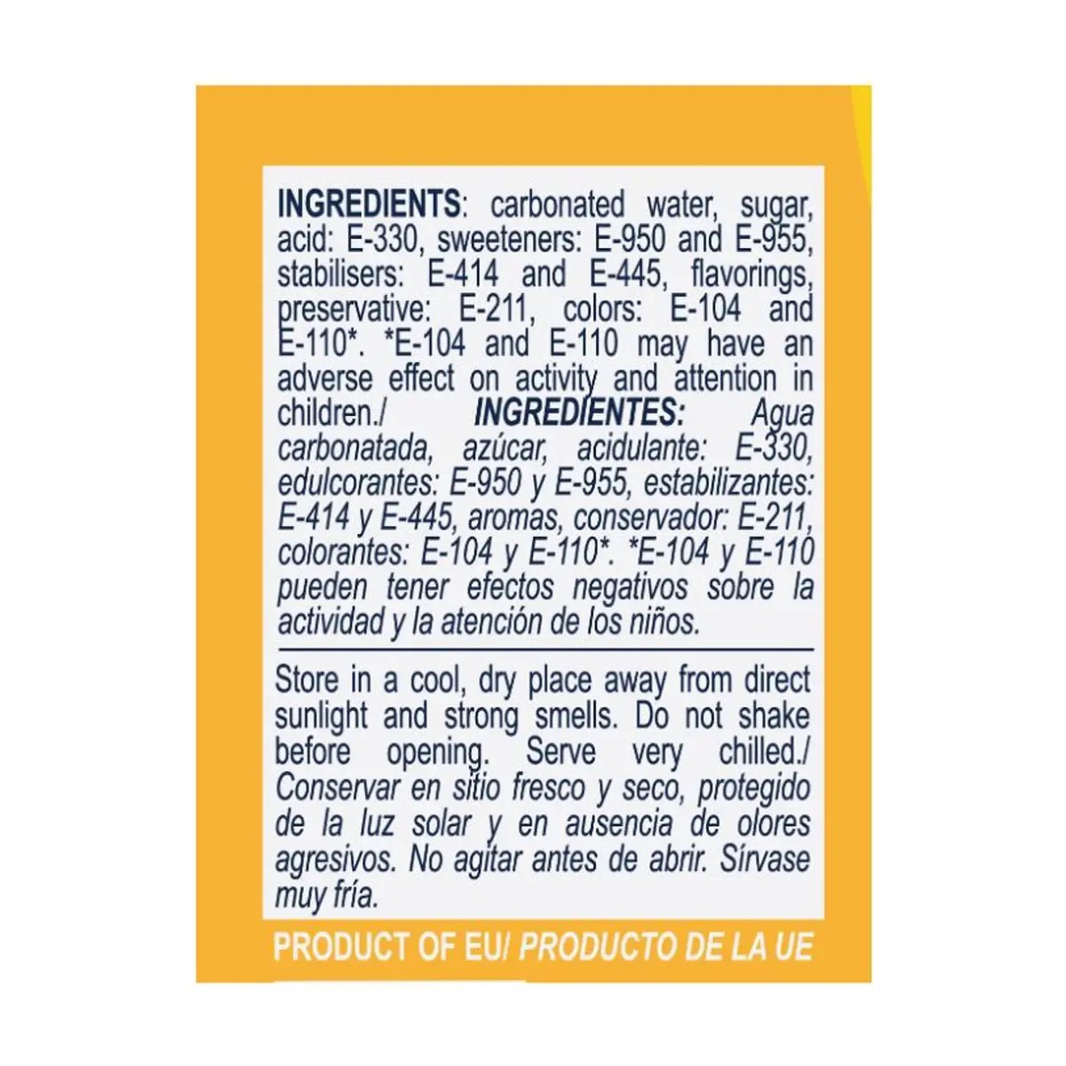 Refresco gaseado de piña YEYA (12 x 330 ml / 11.2 fl oz) - Thumbnail 2