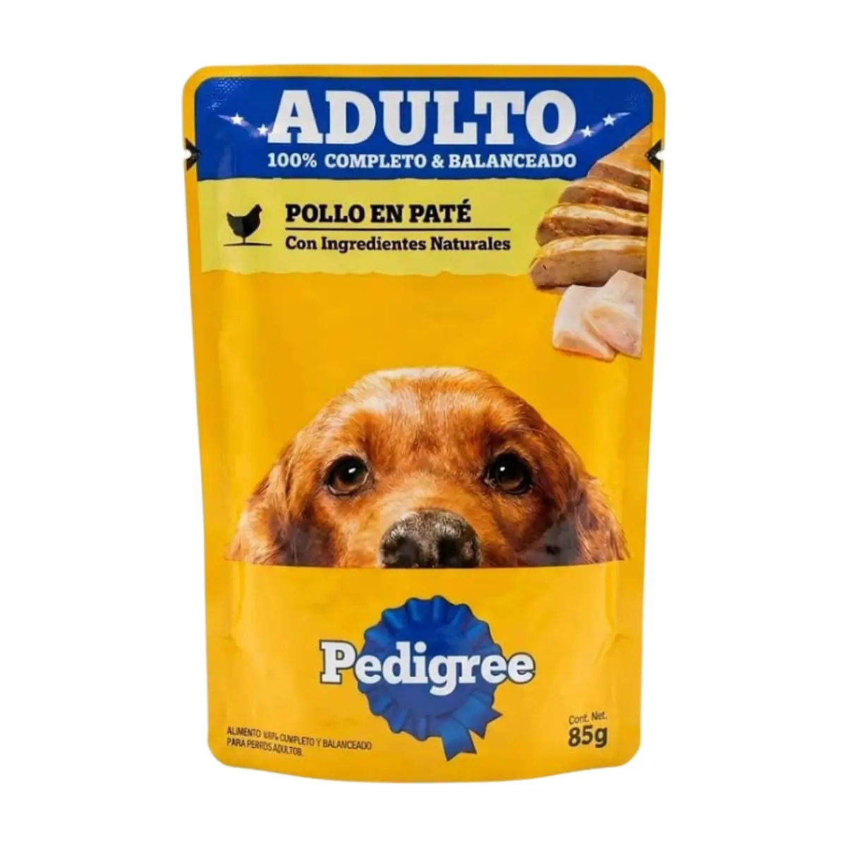 Comida para perros adultos con pollo en paté Pedigree (85 g / 2.99 oz) - Miniatura 7