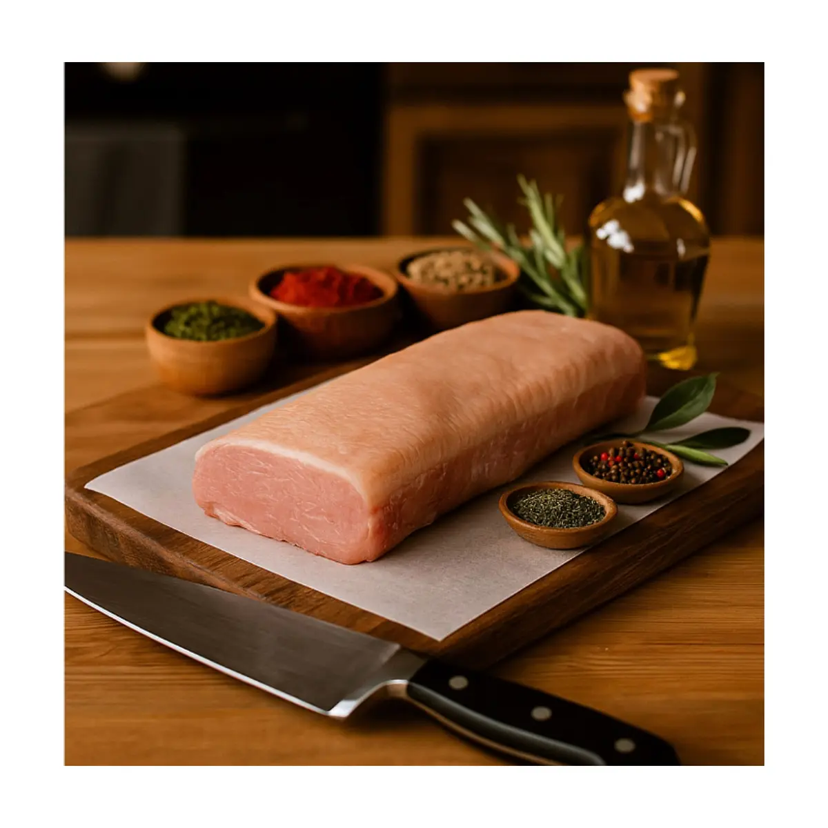 Lomo de cerdo con piel y hueso Peco (2 kg / 4.4 lb) - Miniatura 5