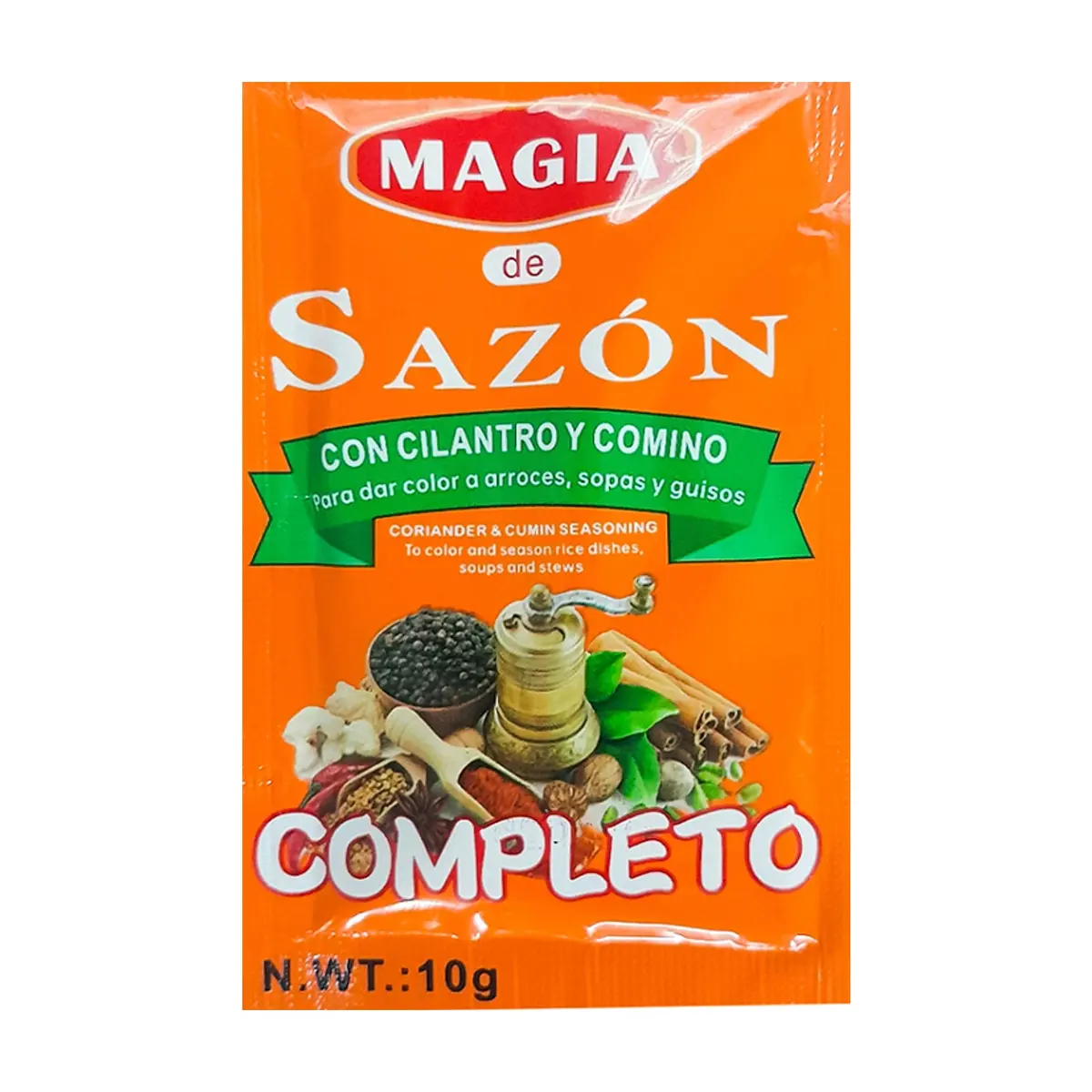 Sazón completo con cilantro y comino Magia (10 g)