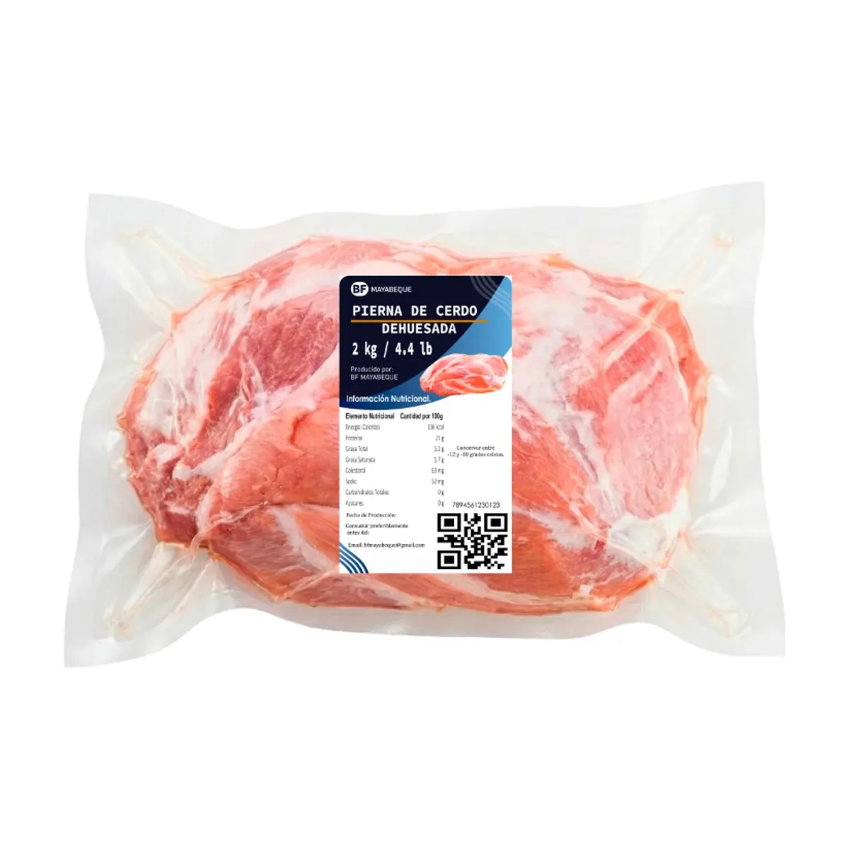 Pierna de cerdo deshuesada BF Mayabeque (2 kg / 4.4 lb) - Miniatura 3