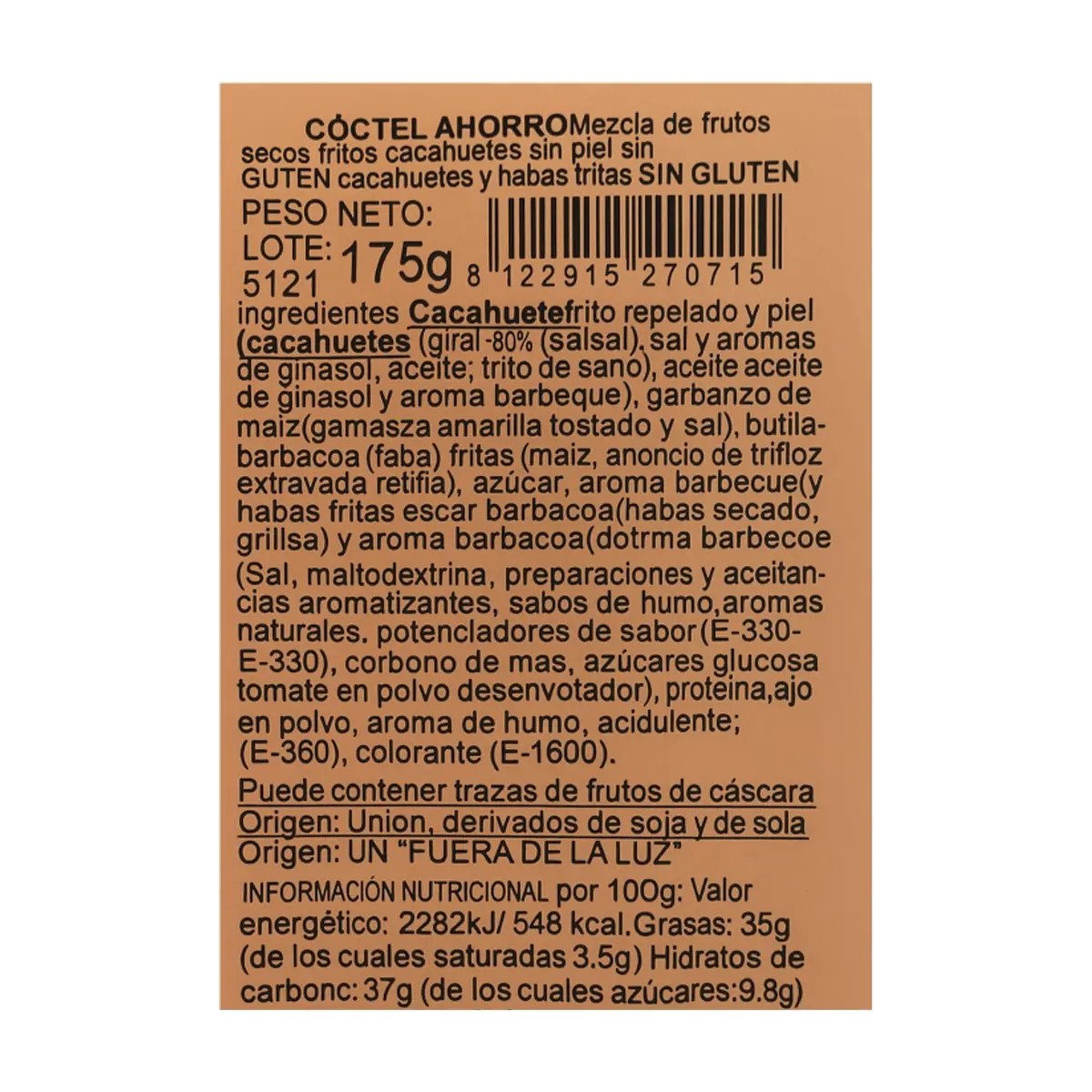 Frutos secos selectos Gancedo (175 g / 6.17 oz) - Thumbnail 3