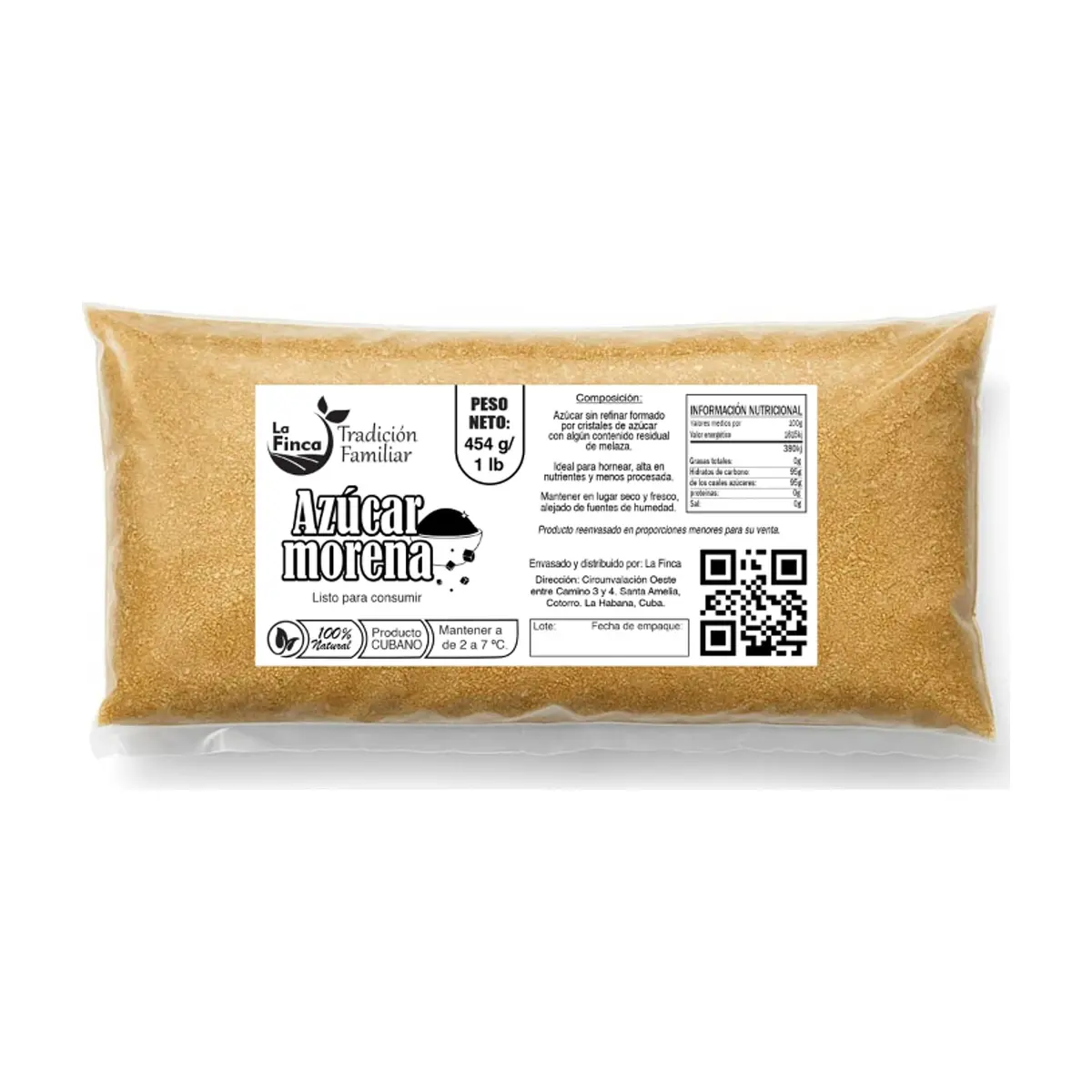 Azúcar morena La Finca (454 g / 1 lb) - Miniatura 4
