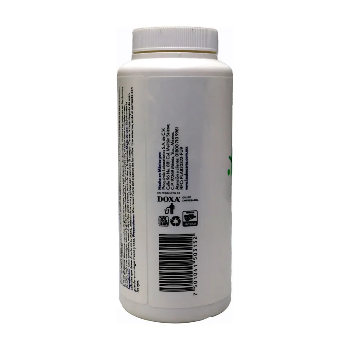 Talco corporal fresco alcanforado Dos Caras (150 g / 6.2 oz) - Thumbnail 7