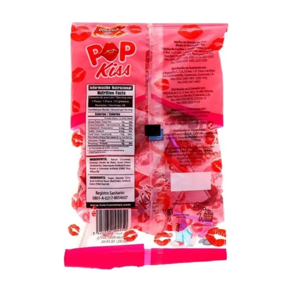 Paleta de frutos rojos pintaboca Confites Venus (228 g / 10.16 oz) - Thumbnail 3