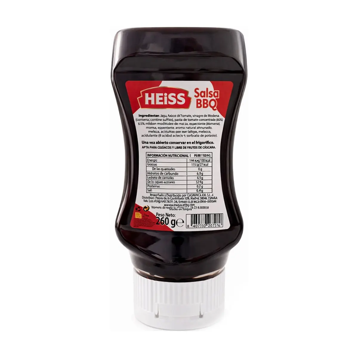 Salsa barbacoa original HEISS (260 g / 9 oz) - Thumbnail 2