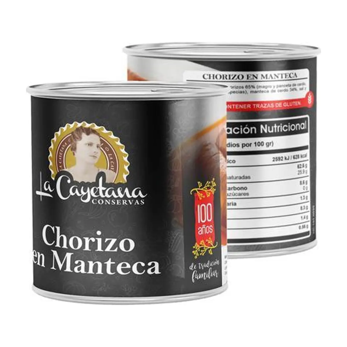 Chorizos en Manteca (640 gr) LA CAYETANA