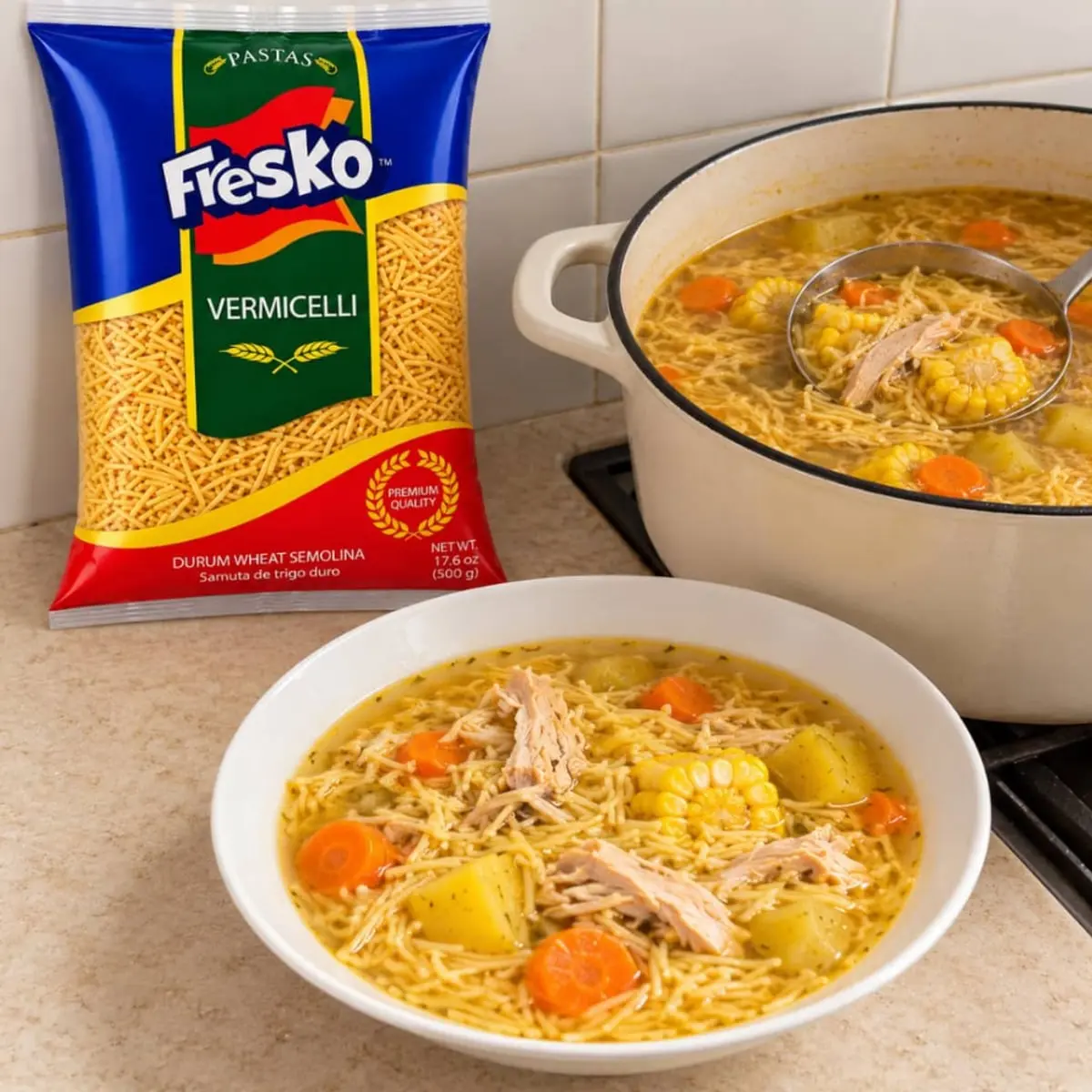 Fideos Fresko (3 x 500g) - Miniatura 2