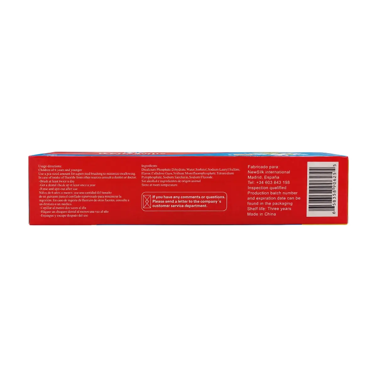 Pasta dental mentolada WhiteSmile (120g / 4.2oz) - Thumbnail 3