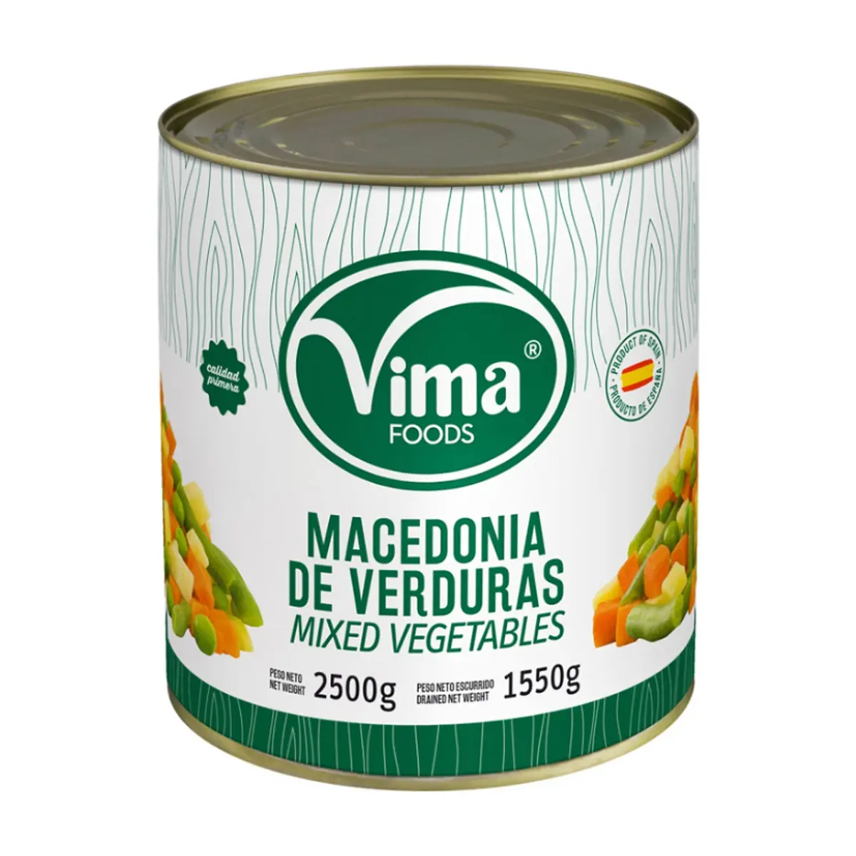 Macedonia de verduras Vima Foods (2.5 kg / 5.51 lb) - Thumbnail 3