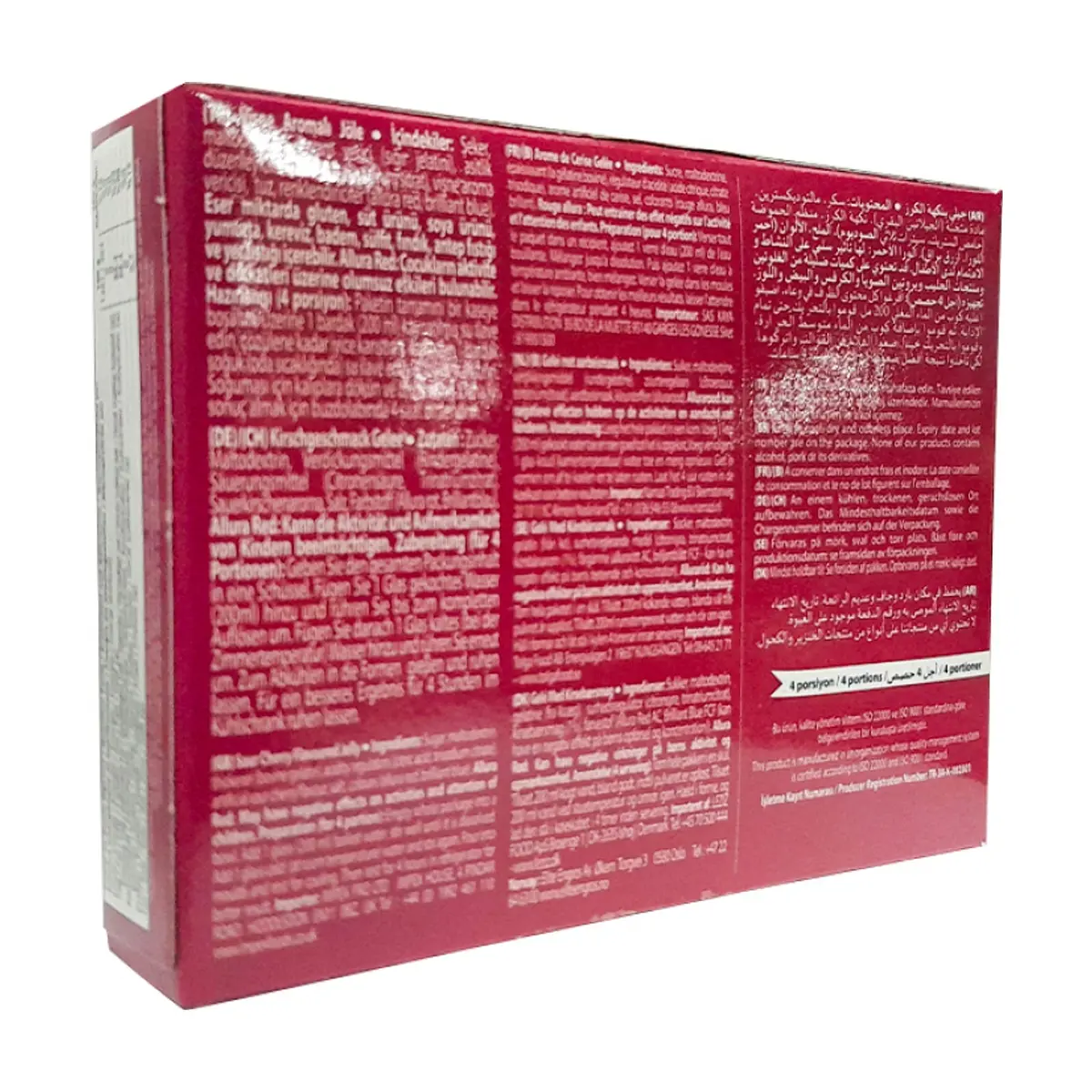 Gelatina sabor a cereza ácida Kent boringer (85 g / 3 oz) - Thumbnail 2