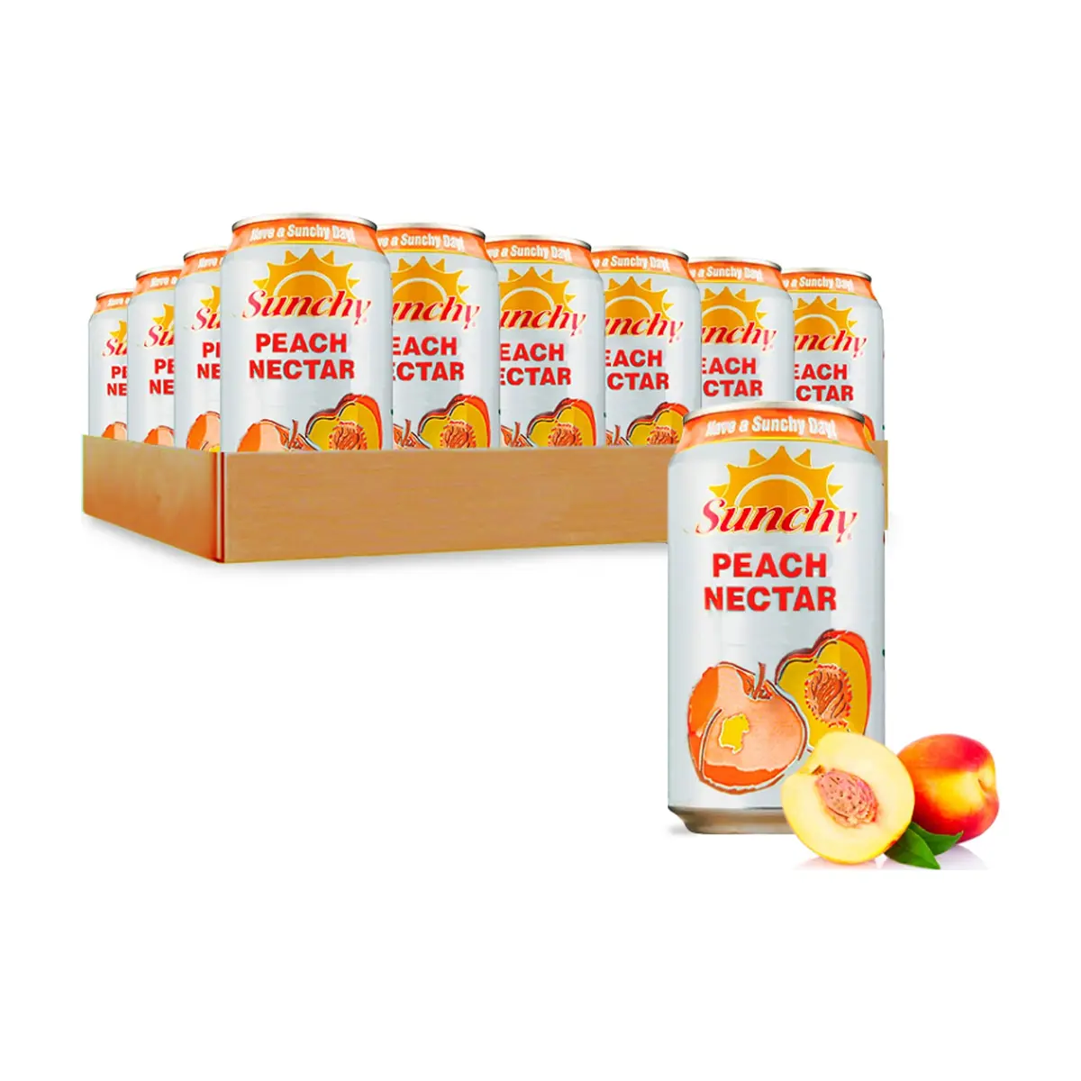 Néctar de melocotón Sunchy (24 x 334 ml / 11.3 fl oz) - Miniatura 1