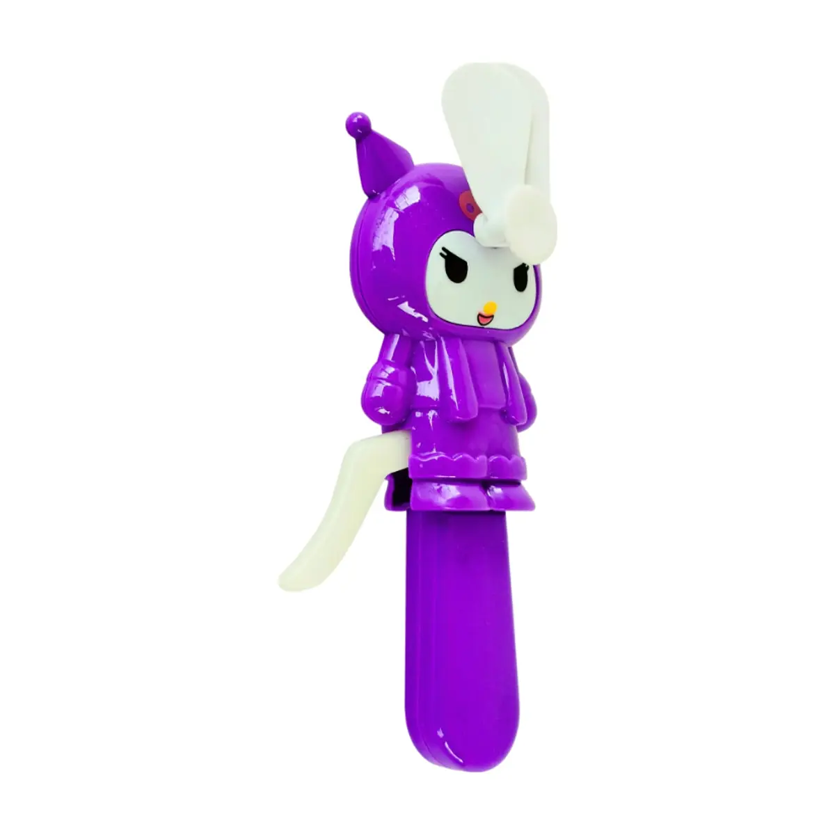Ventilador manual portátil con diseño Kuromi Tiara - Thumbnail 2