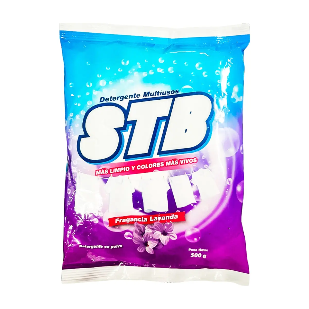 Detergente en polvo multiusos con fragancia a lavanda STB (500 g / 1.1 lb)