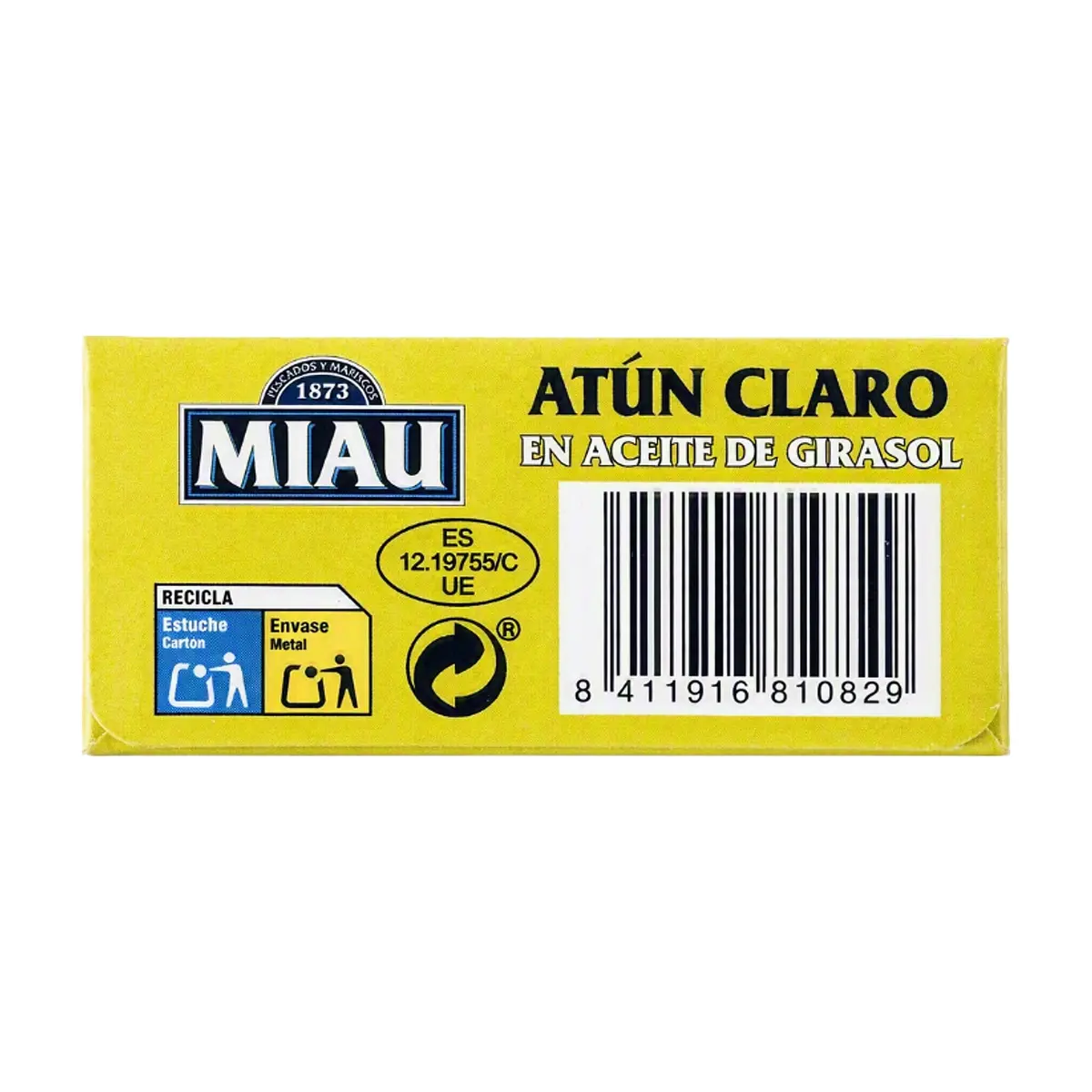 Atún claro en aceite de girasol Miau (110 g / 3.8 oz) - Thumbnail 4