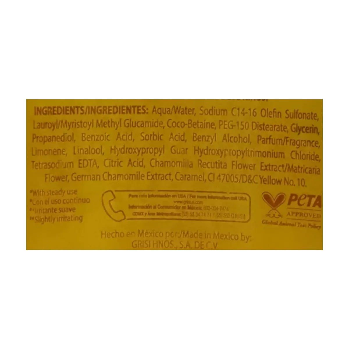 Champú de manzanilla para bebé Ricitos de Oro (250 ml / 8.4 fl.oz) - Thumbnail 2