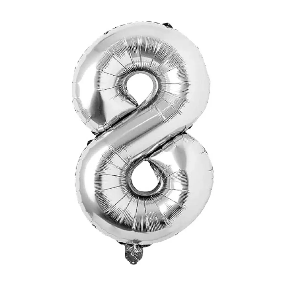 Globo plateado número 8 Balloon (16 pulgadas)