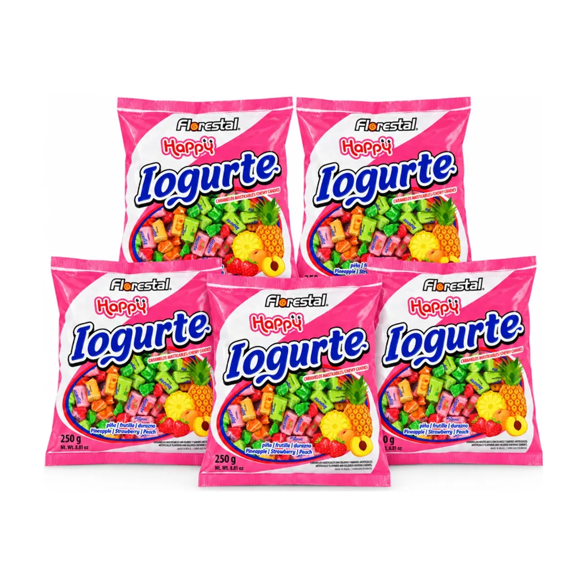 Paquete de caramelos masticables aromatizados Florestal (5 x 250 g / 8.81 oz) - Miniatura 1