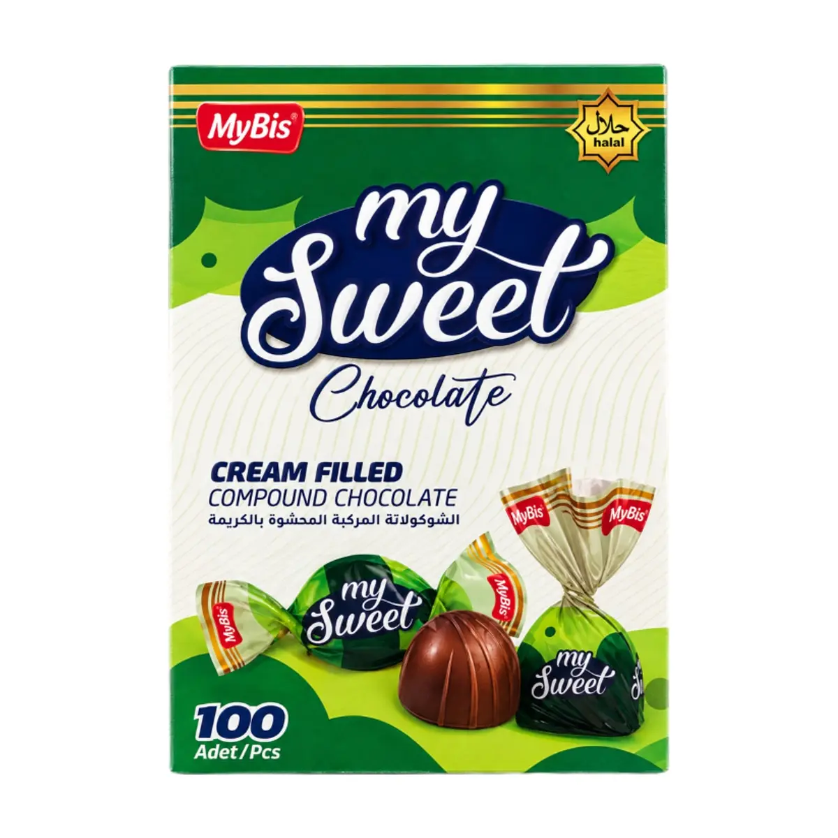 Bombones de chocolate rellenos de crema Mybis (900 g / 1.98 lb) - Thumbnail 2