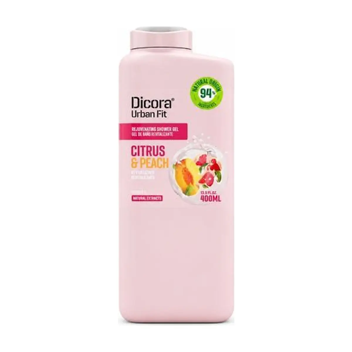 Gel de Baño Nutritivo c/Vit C, Cítrico y Melocotón (400ml) DICORA - Imagen 1