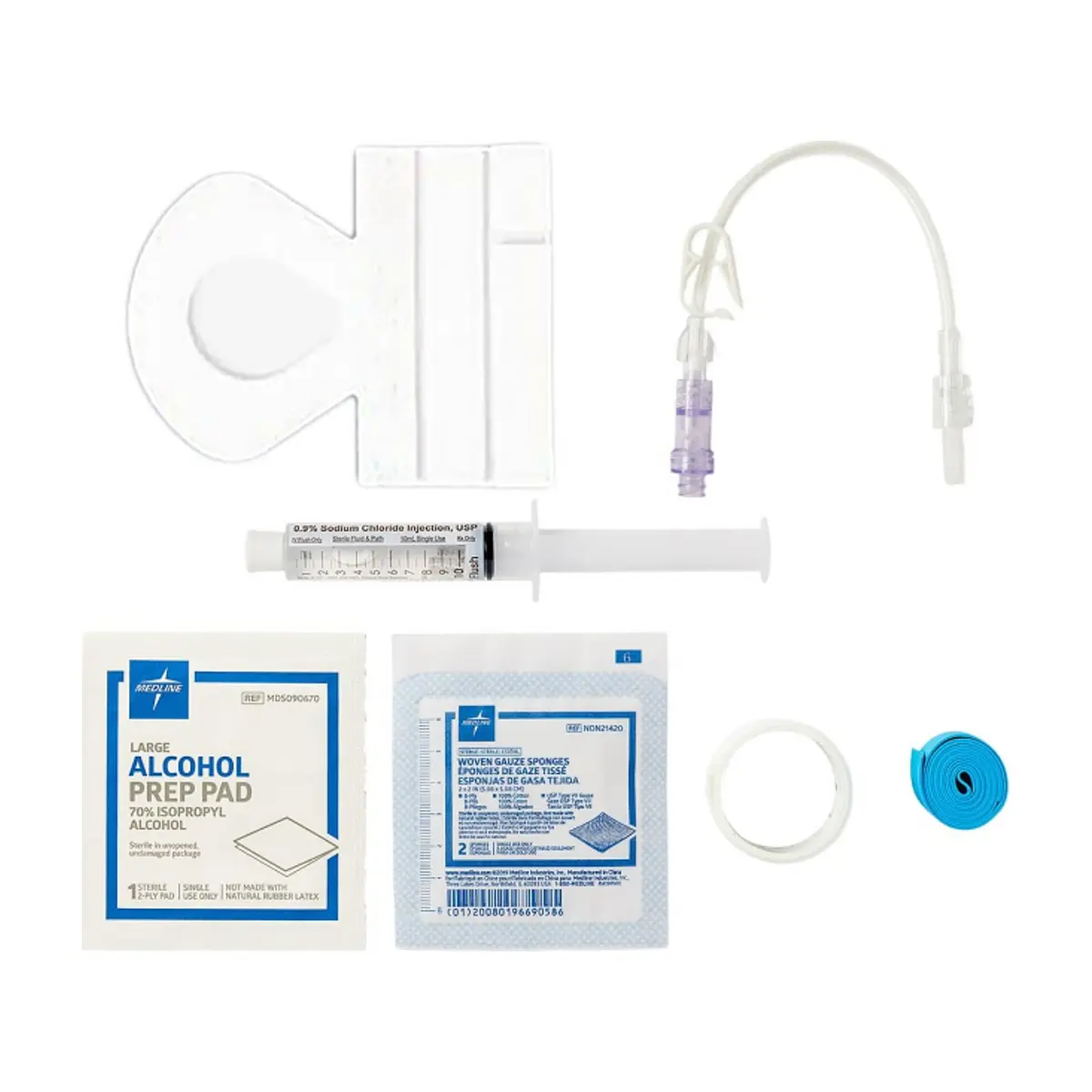 Kit de inicio IV con vendaje de línea periférica Medline - Thumbnail 2