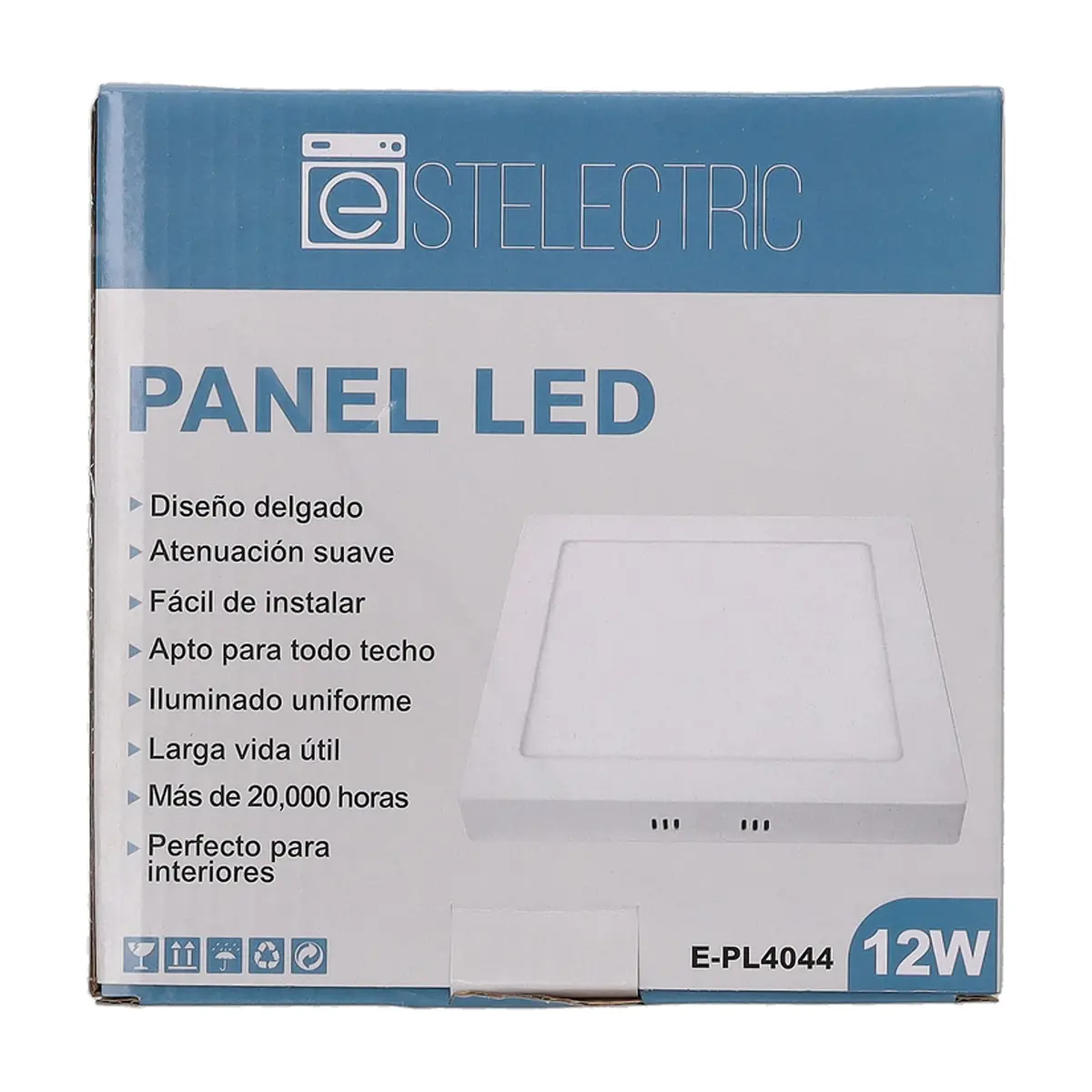 Panel LED cuadrado 12W Estelectric (1 U) - Thumbnail 2